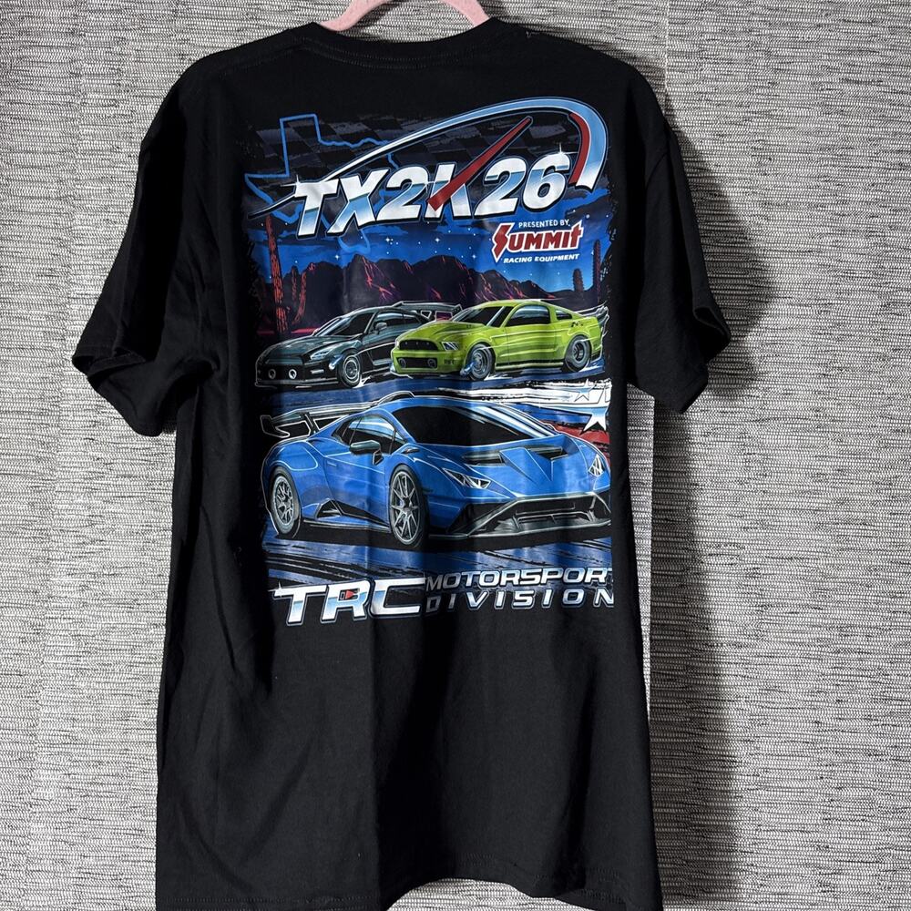 TRC x TX2K26 'Heavy Hitters' T-Shirt Tee, Black, Large